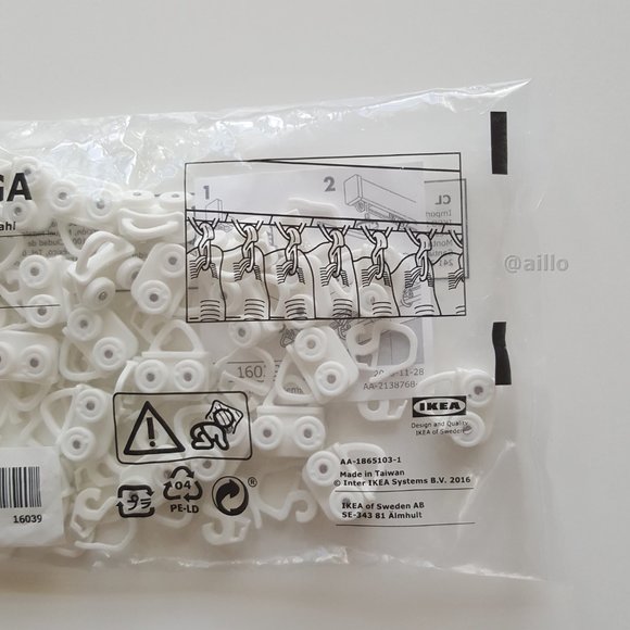 IKEA Accents Ikea 2 Vidga Glider With Hook White Poshmark